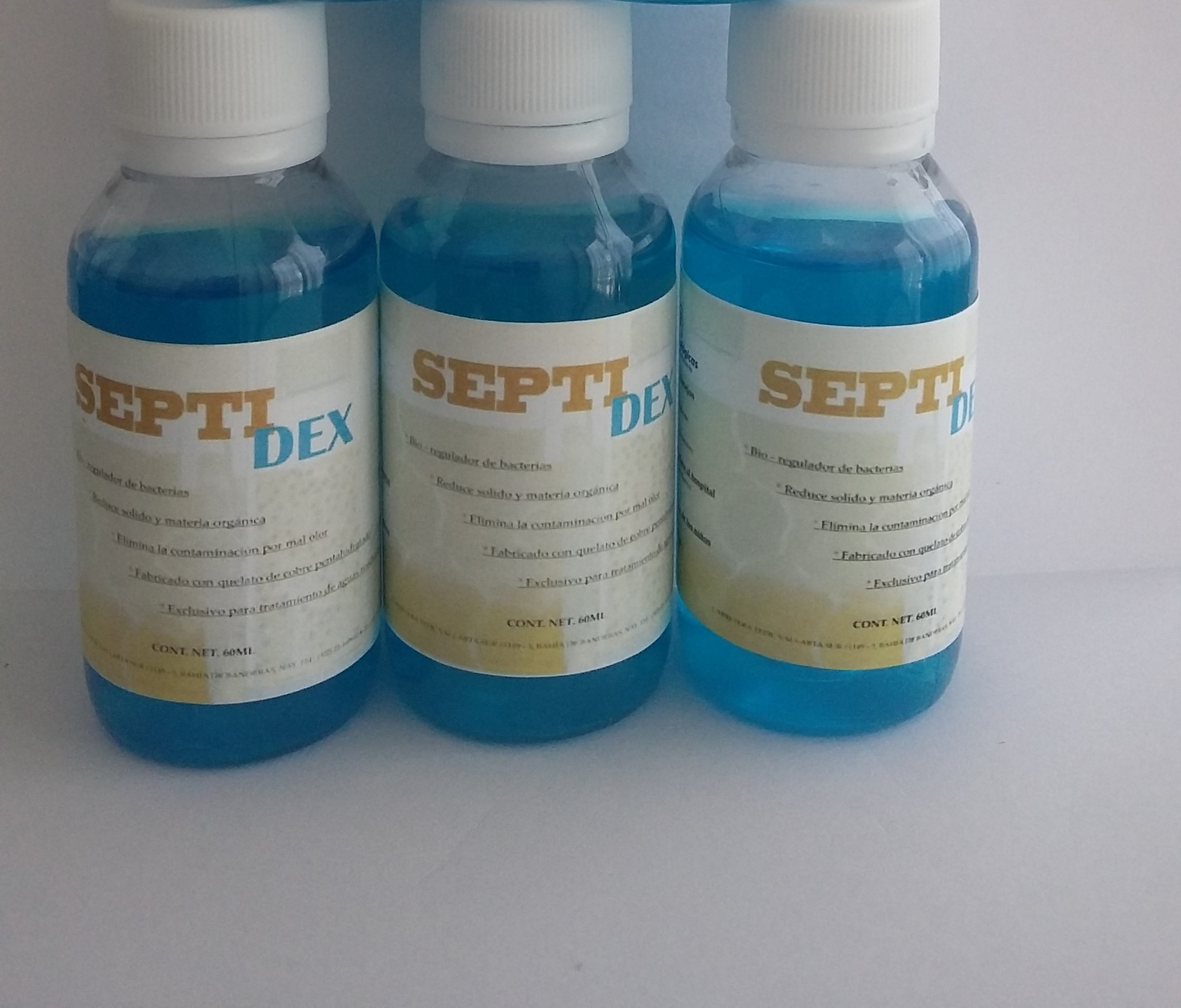 Botellas septidex